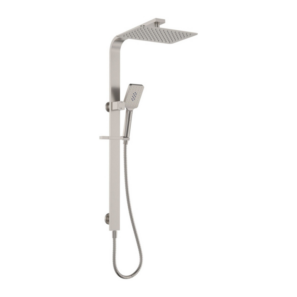 FIENZA TONO DELUXE TWIN SHOWER BRUSHED NICKEL