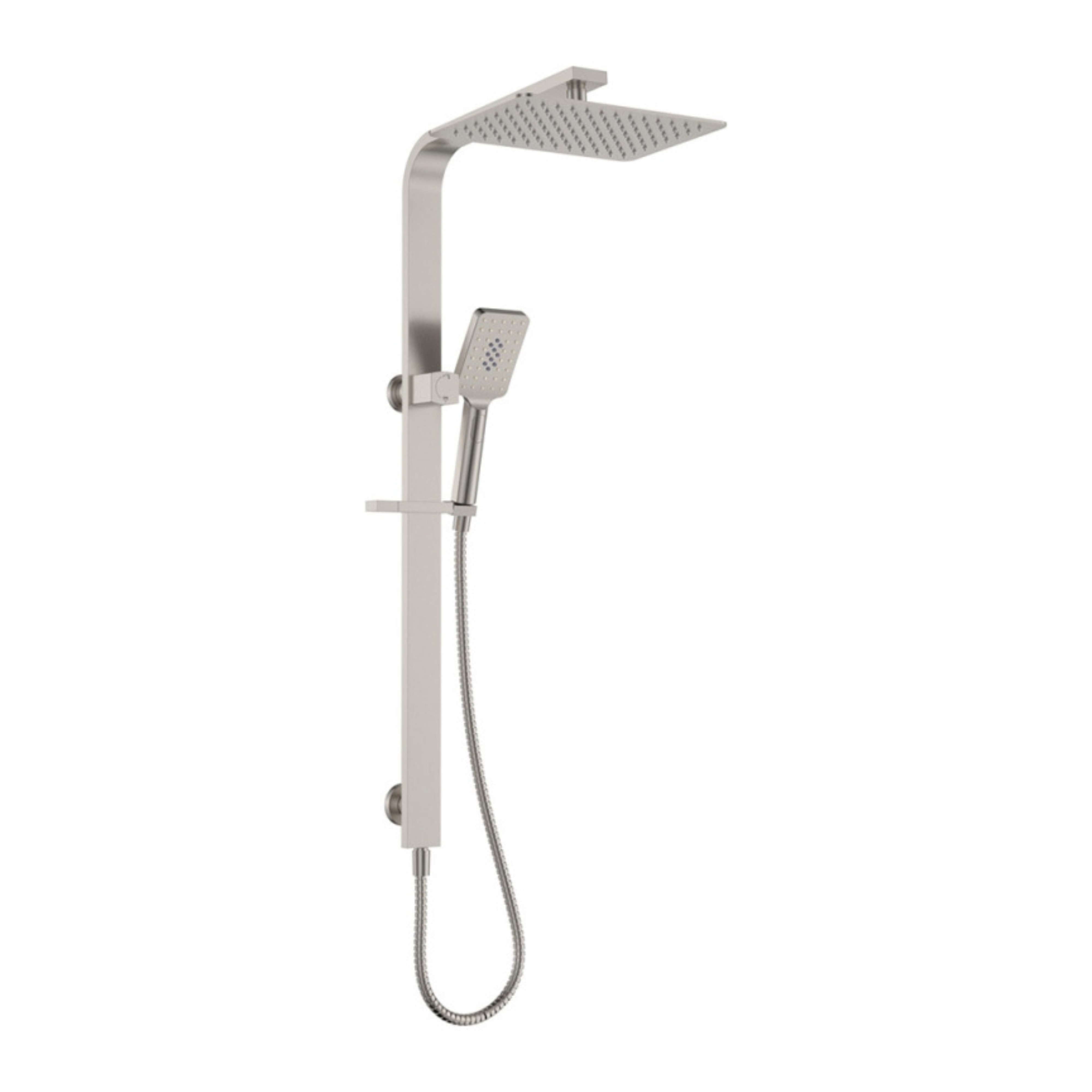 FIENZA TONO DELUXE TWIN SHOWER BRUSHED NICKEL