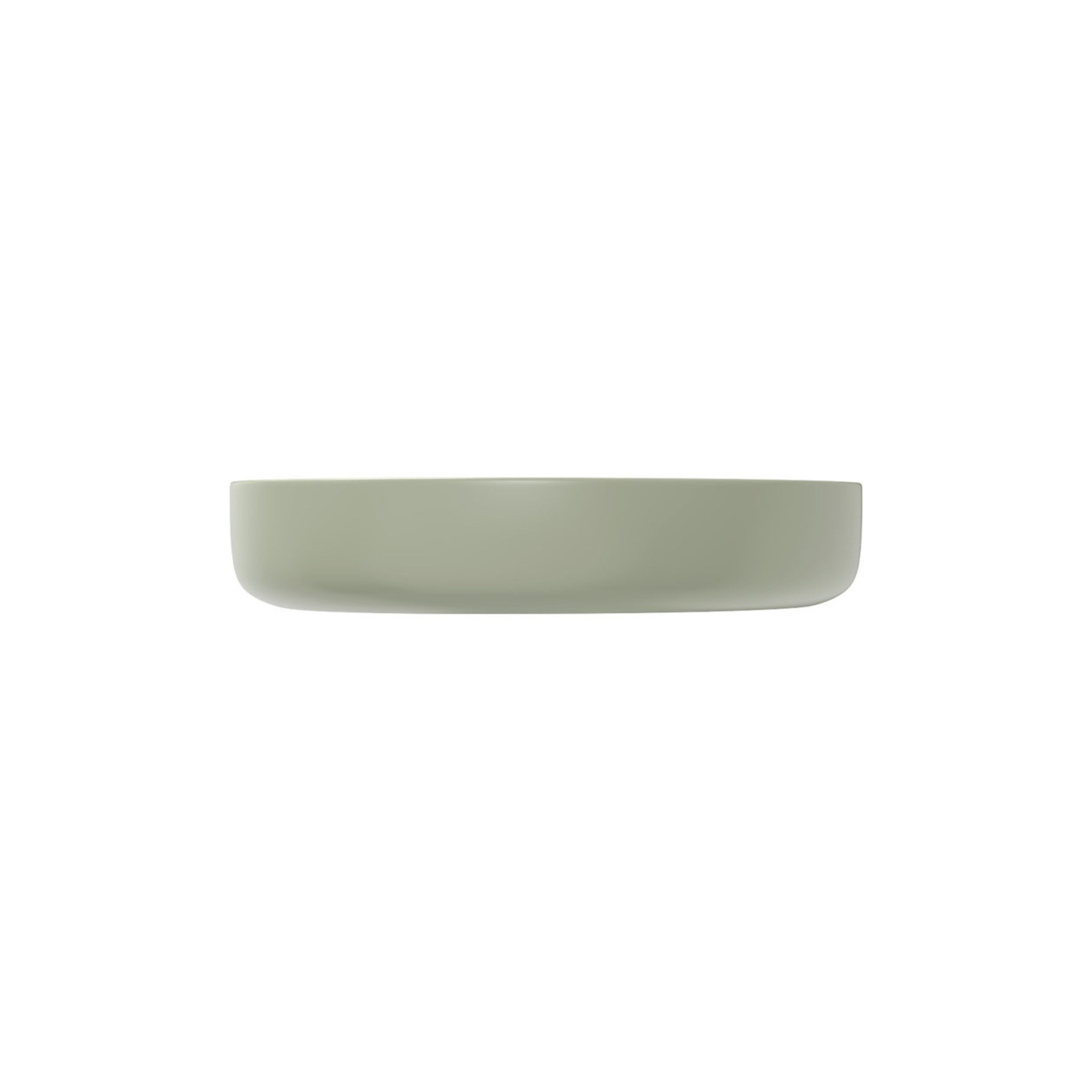 FIENZA PEBBLE ABOVE COUNTER BASIN MATTE OLIVE 650MM