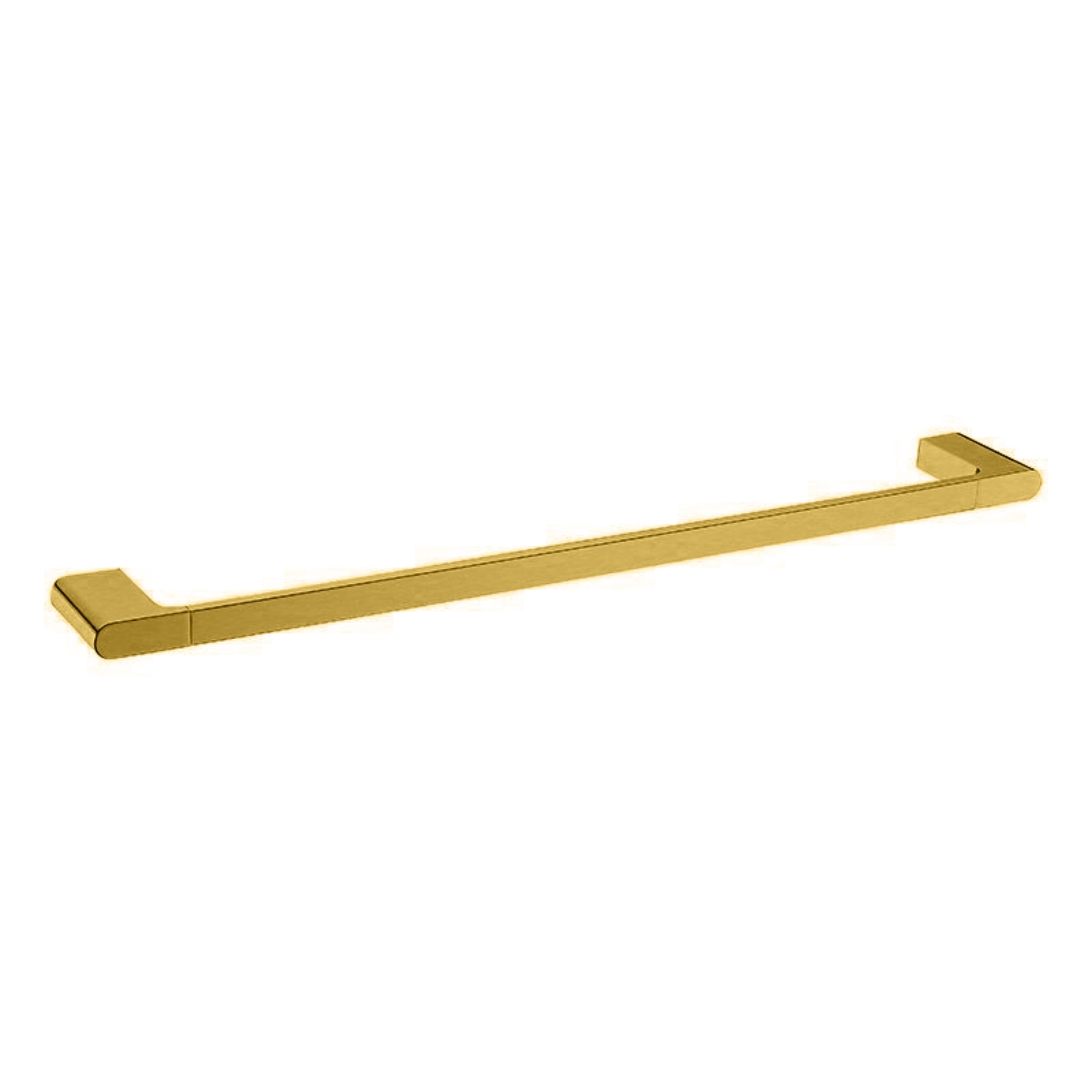 AQUAPERLA AU SINGLE TOWEL RAIL BRUSHED BRASS 800MM