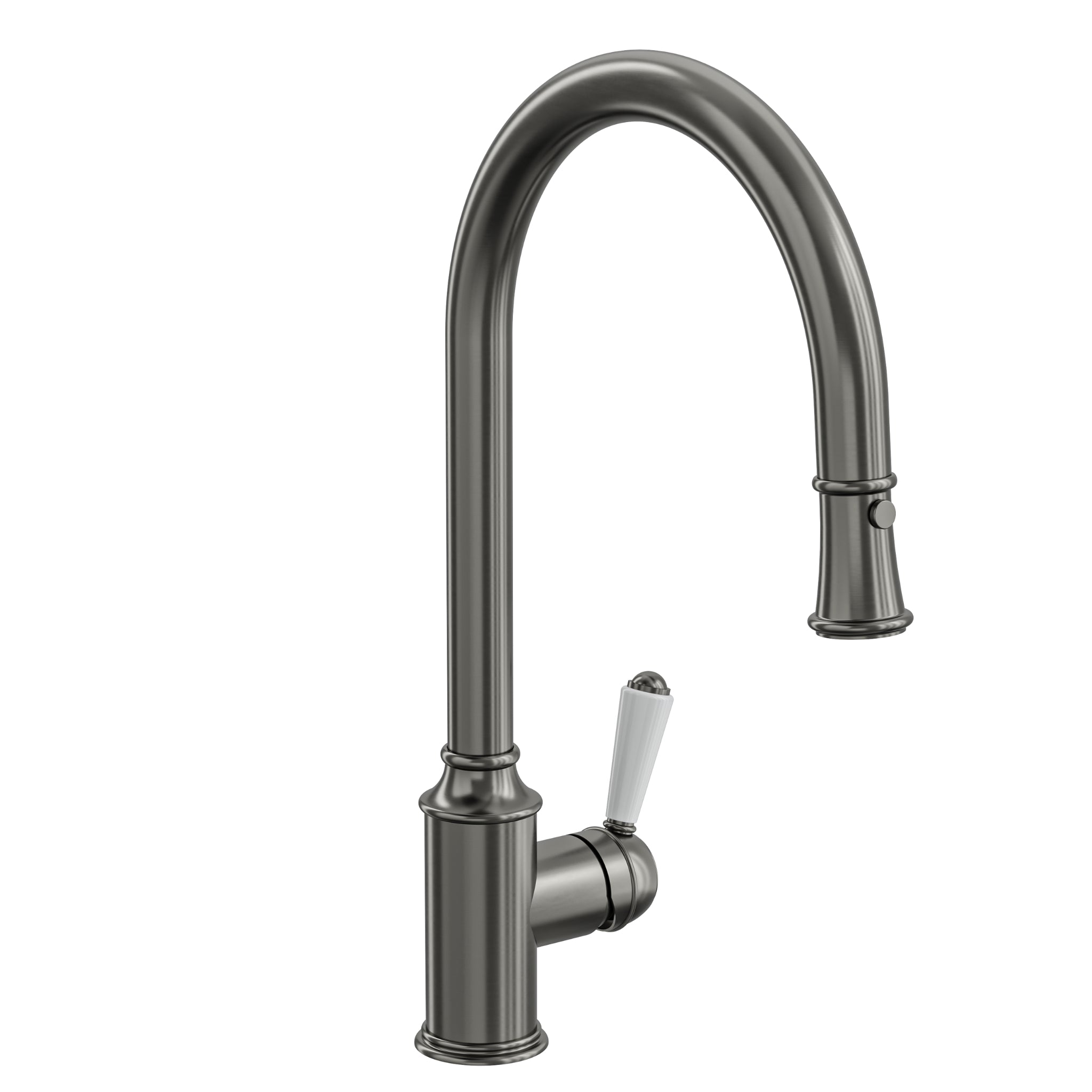 LINSOL TOMMY S2 PULL OUT SINK MIXER 439MM GUN METAL