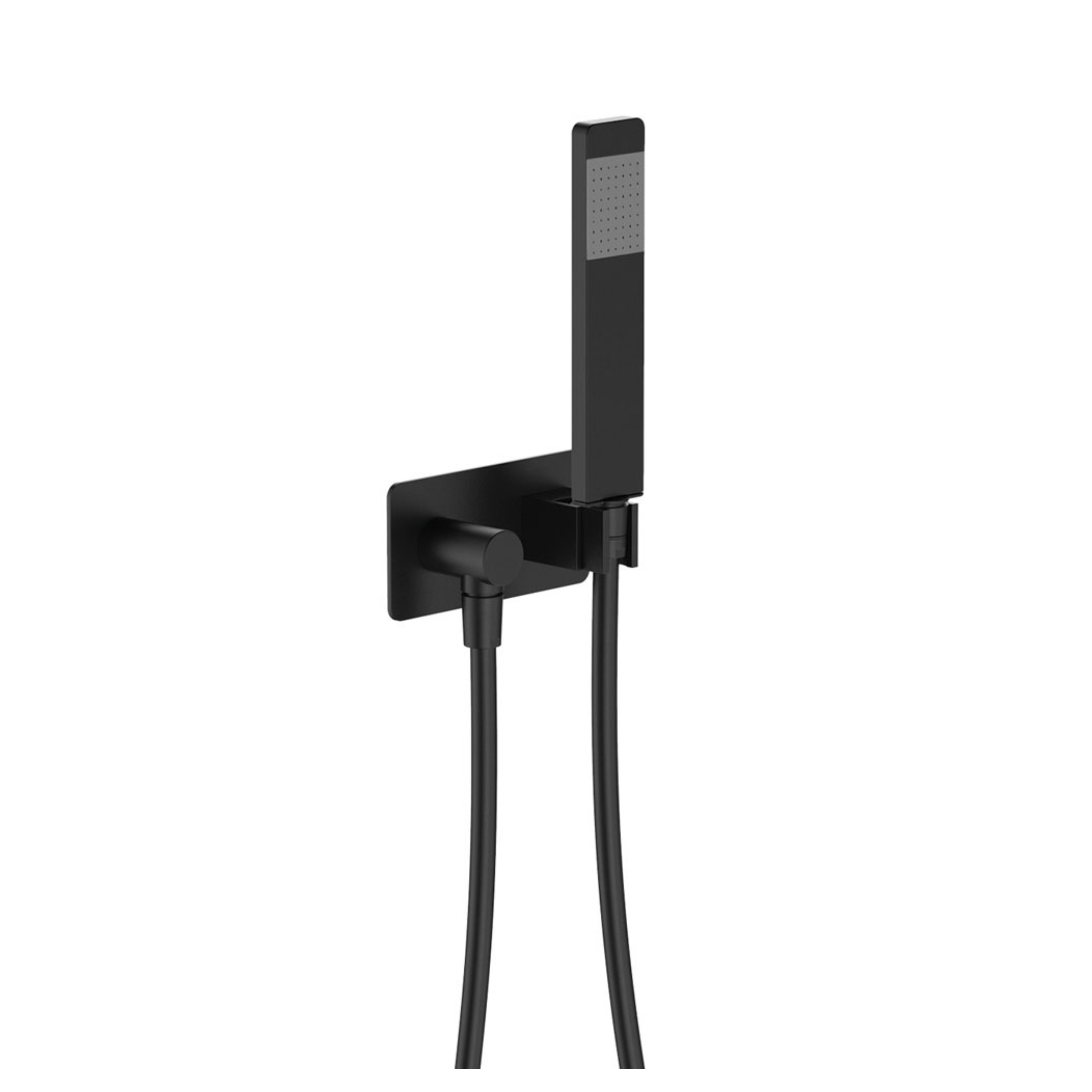 FIENZA LINCOLN RECTANGULAR PLATE HAND SHOWER MATTE BLACK