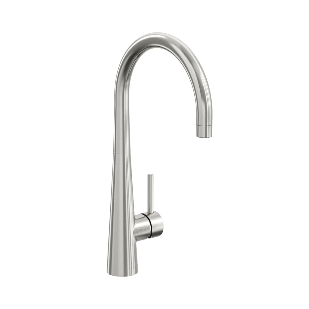 LINSOL KASHI SINK MIXER 410MM BRUSHED NICKEL