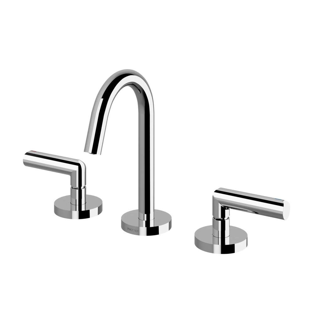 PHOENIX VIVID SLIMLINE LEAD FREE PLUS THREE-PIECE LEVER BASIN SET CHROME