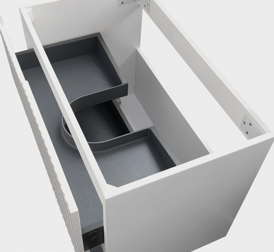 OTTI NOOSA MATTE WHITE 1200MM SINGLE BOWL FLOOR STANDING VANITY