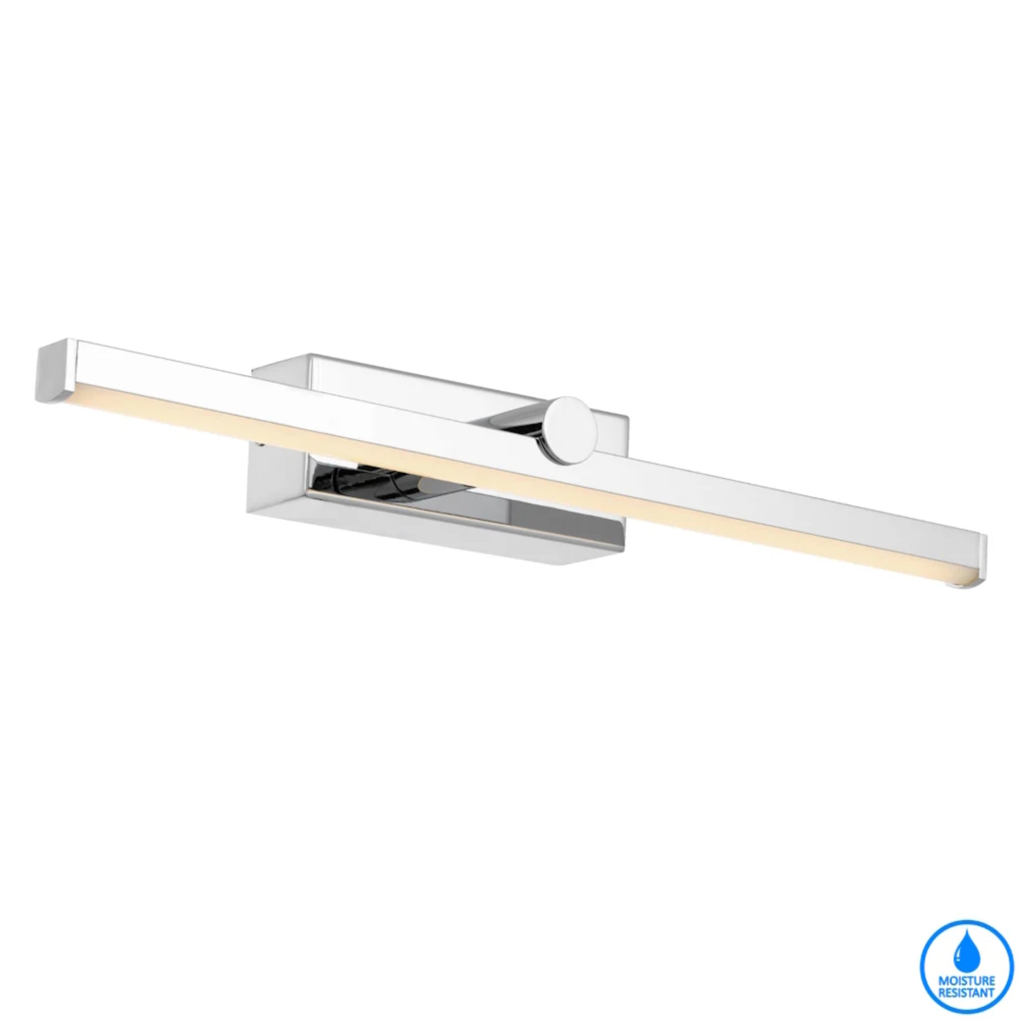 TELBIX FOLEY VANITY LED WALL LIGHT CHROME 400MM