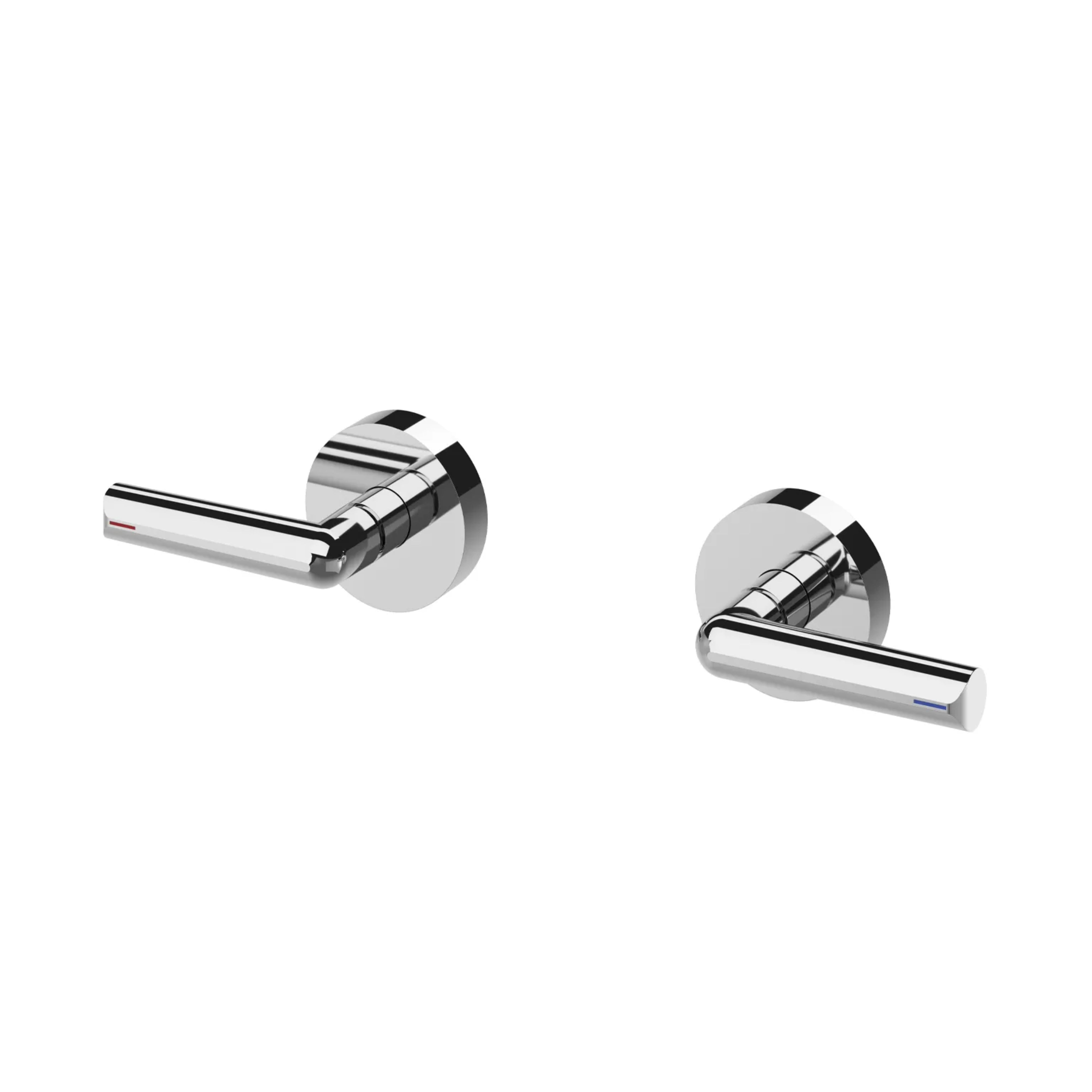 PHOENIX VIVID SLIMLINE LEAD FREE PLUS LEVER WALL TOP ASSEMBLIES EXTENDED SPINDLES CHROME