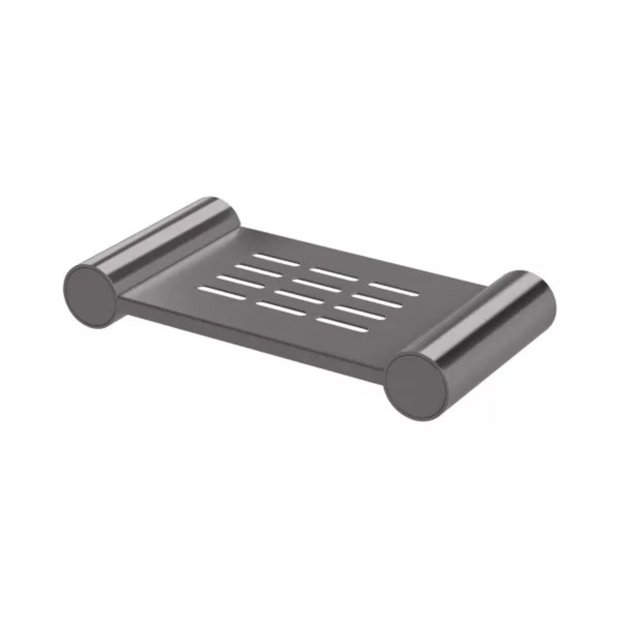 PHOENIX VIVID SLIMLINE SOAP DISH 160MM BRUSHED CARBON