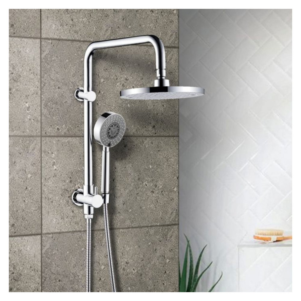 FIENZA ISABELLA TWIN HALF-RAIL SHOWER CHROME