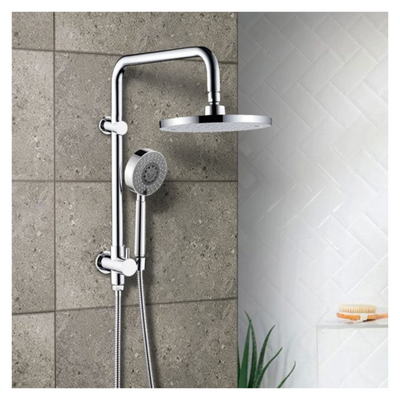 FIENZA ISABELLA TWIN HALF-RAIL SHOWER CHROME