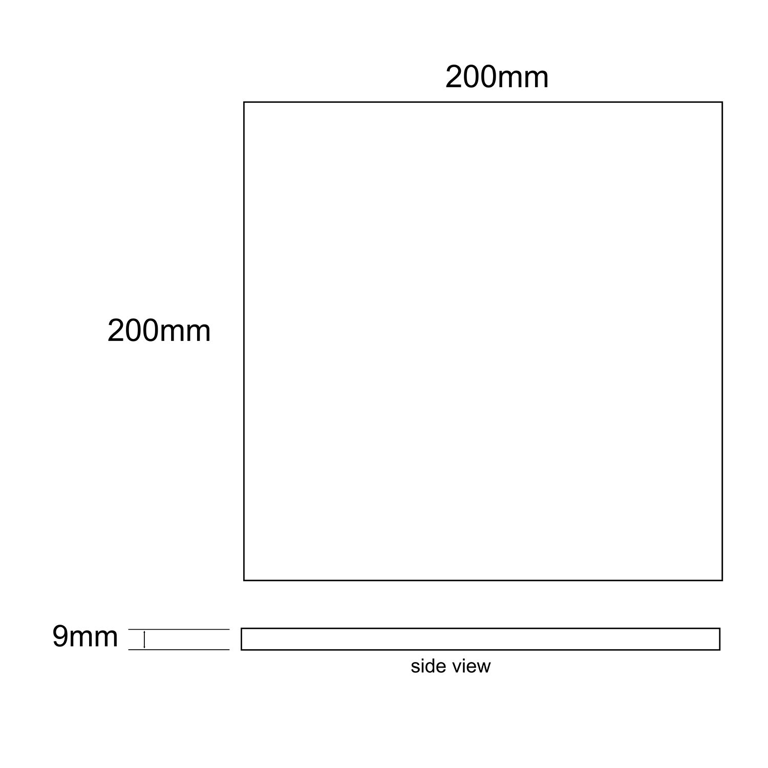 ELITE IMPORTERS FACTORY FUMO MATTE 200X200MM SQUARE TILE (PER BOX)