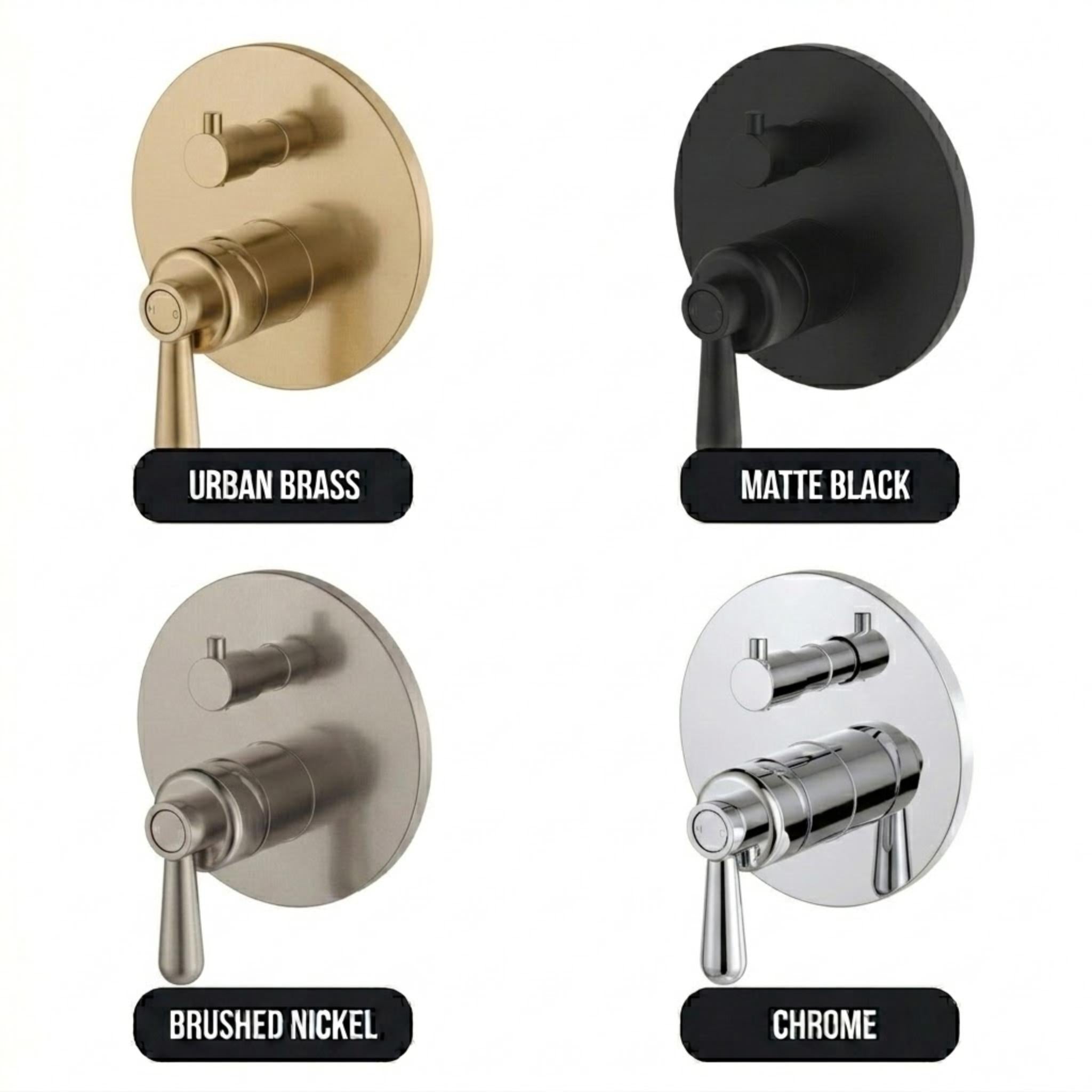 FIENZA ELEANOR WALL DIVERTER MIXER CHROME