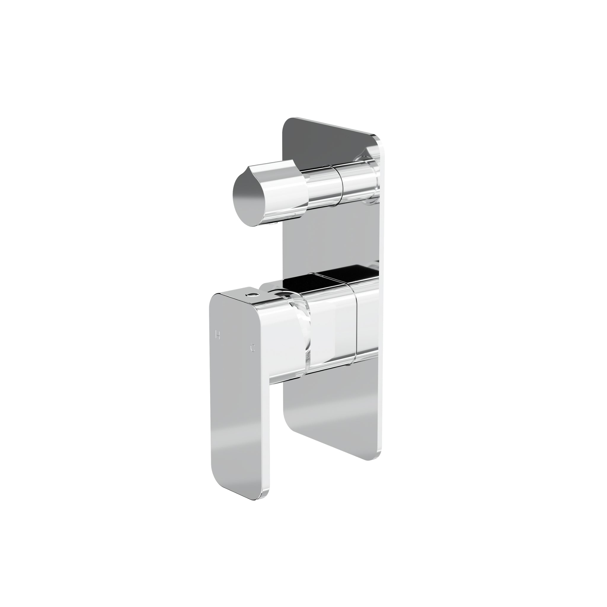 LINSOL ZIA WALL MIXER WITH DIVERTOR 177MM CHROME