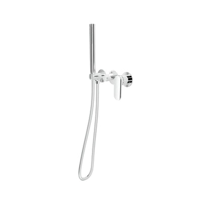 LINSOL CAPO 3-PLATE WALL MIXER WITH HAND SHOWER CHROME