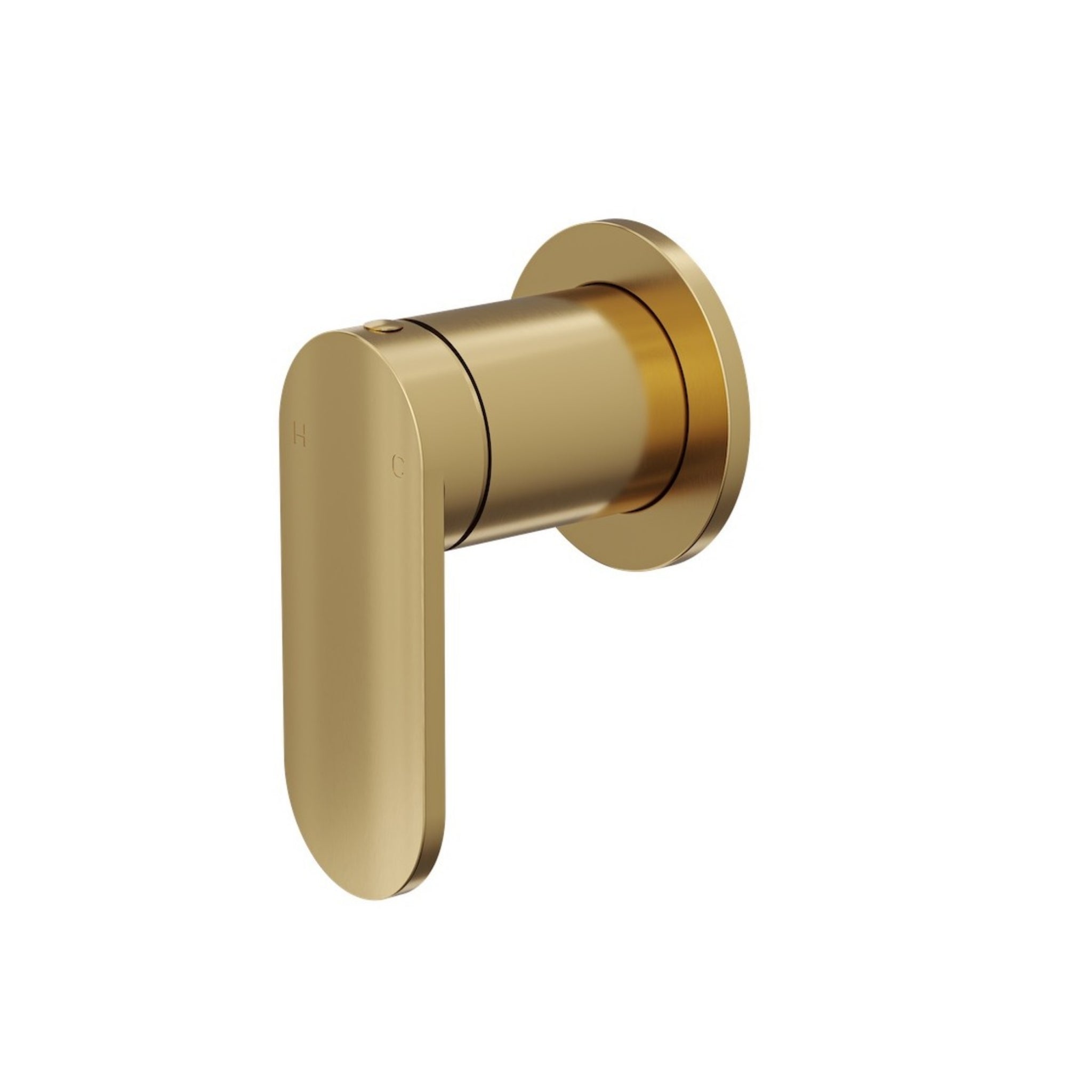 LINSOL CAPO WALL MIXER 116MM BRUSHED BRASS