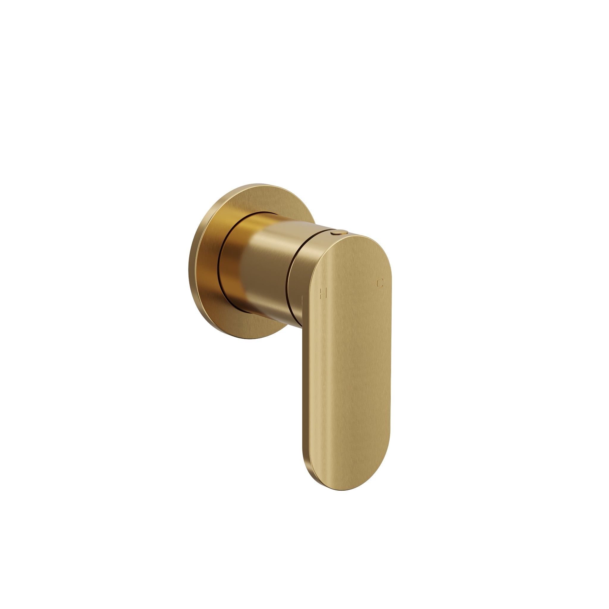 LINSOL CAPO WALL MIXER 116MM BRUSHED BRASS