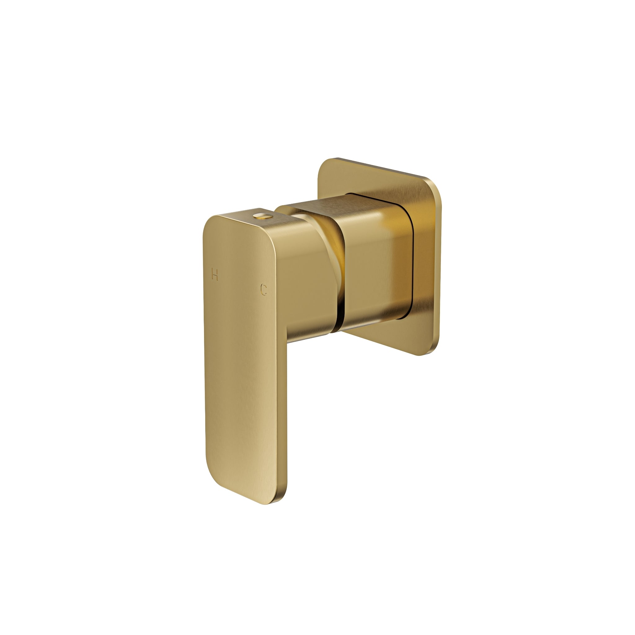 LINSOL ZIA WALL MIXER 111MM BRUSHED BRASS