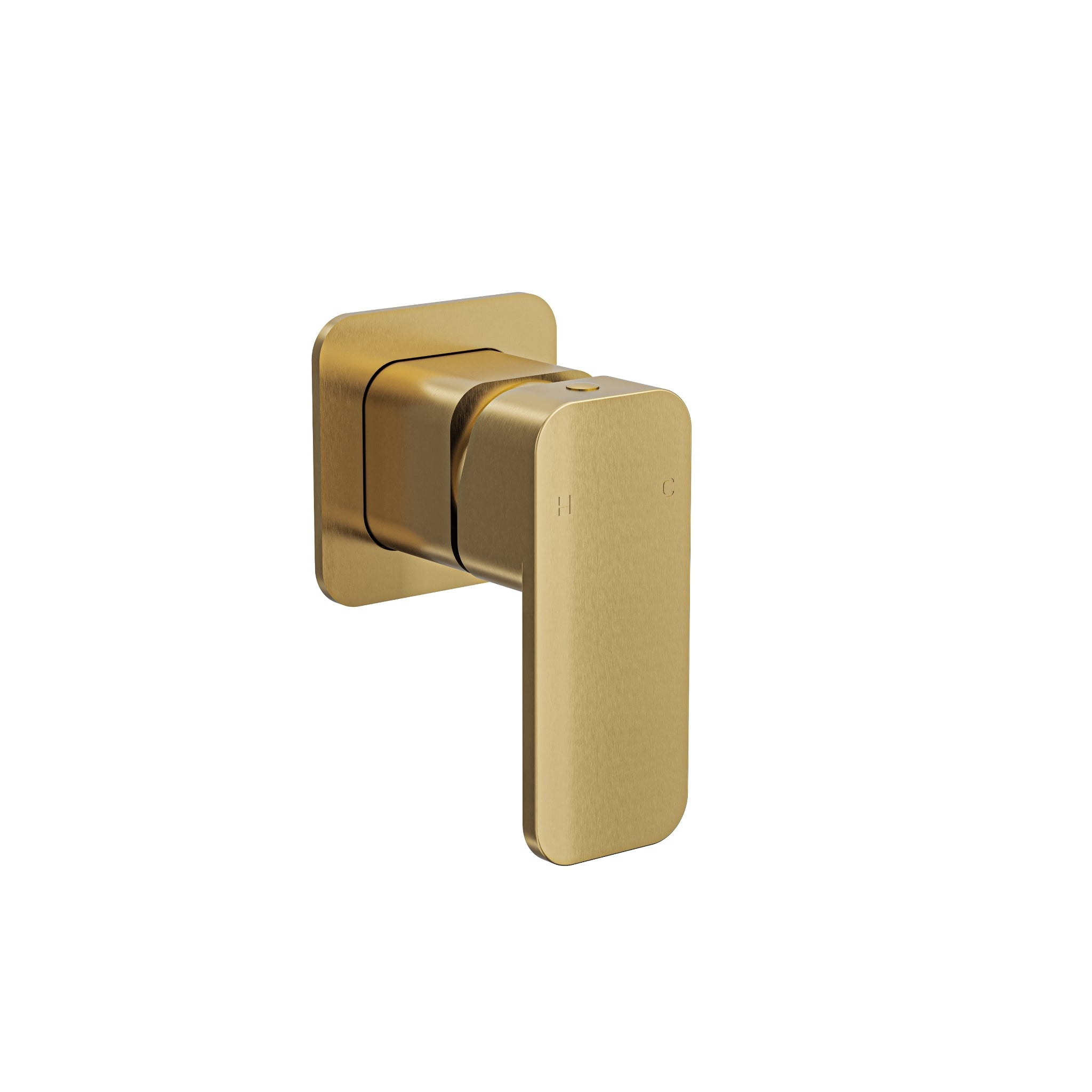 LINSOL ZIA WALL MIXER 111MM BRUSHED BRASS