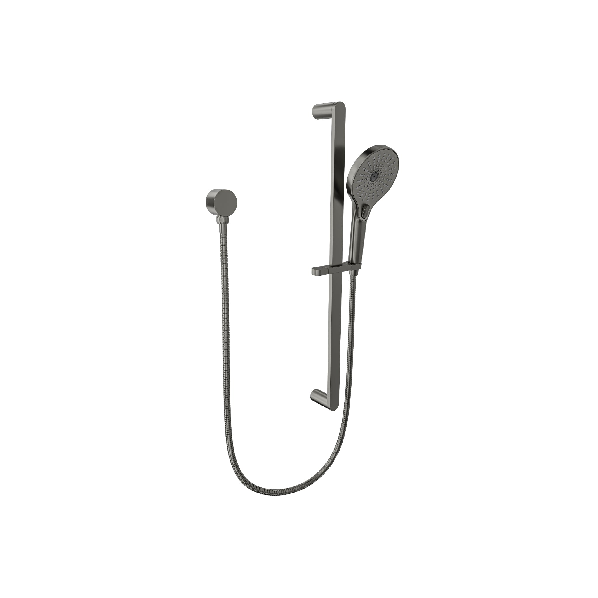 LINSOL OCEANJET LEAD FREE SLIDING SHOWER RAIL 681MM GUN METAL