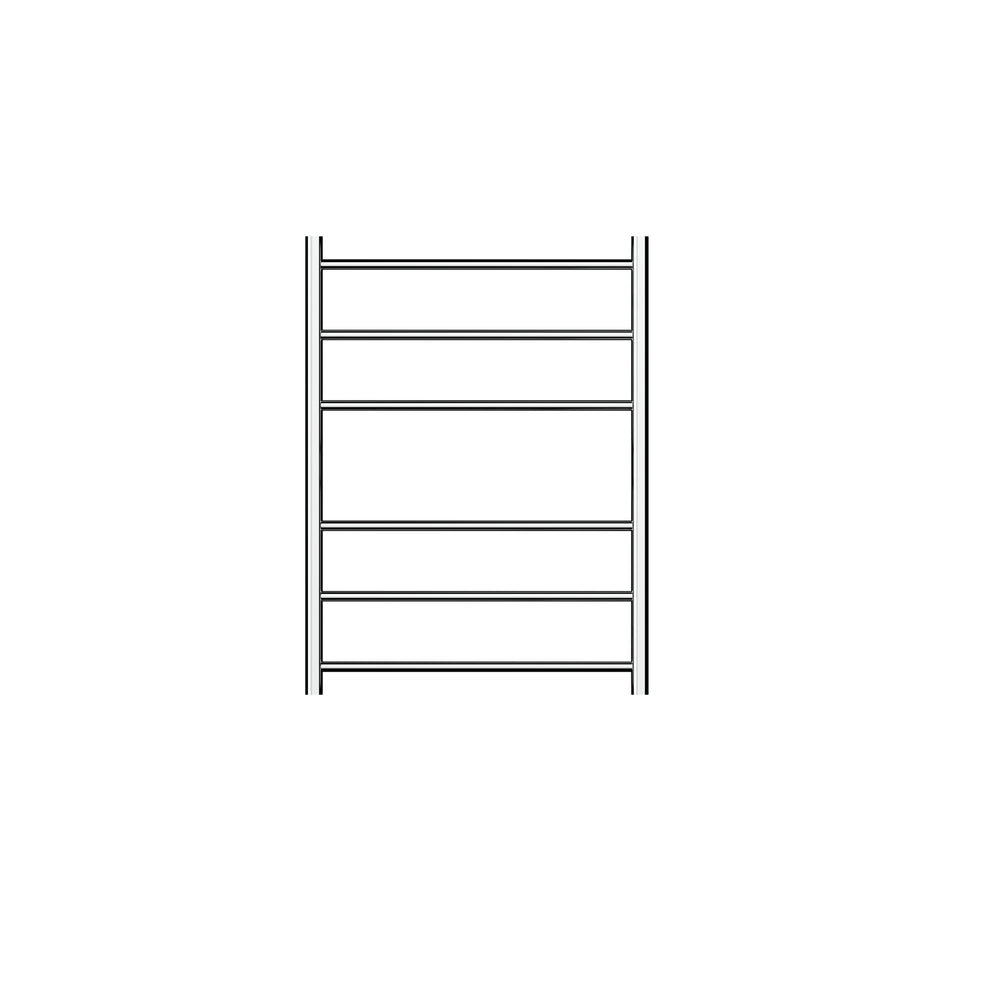 LINSOL AVID ROUND 6 BAR NON-HEATED TOWEL RAIL CHROME