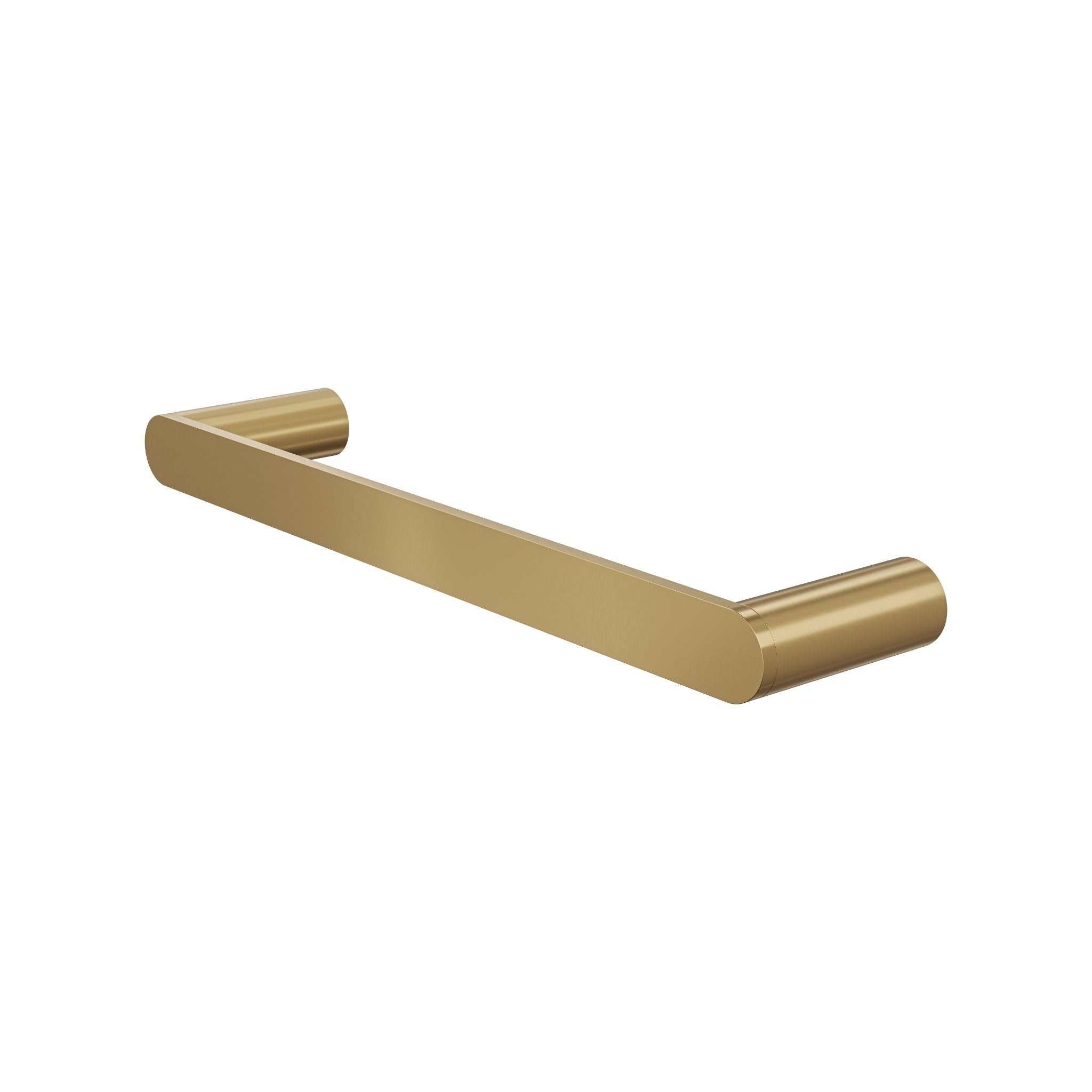 LINSOL CIRCLE HAND TOWEL RAIL 300MM BRUSHED BRASS