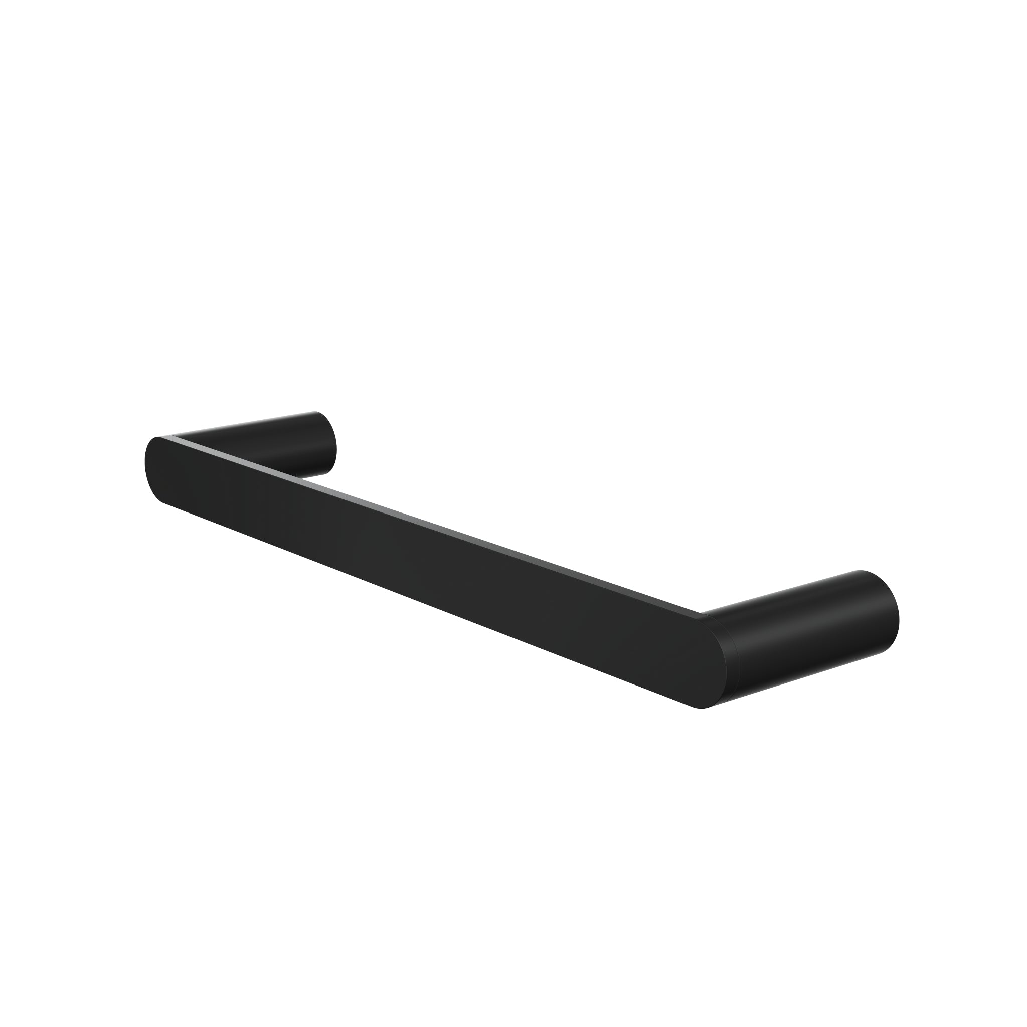 LINSOL CIRCLE HAND TOWEL RAIL 300MM MATTE BLACK