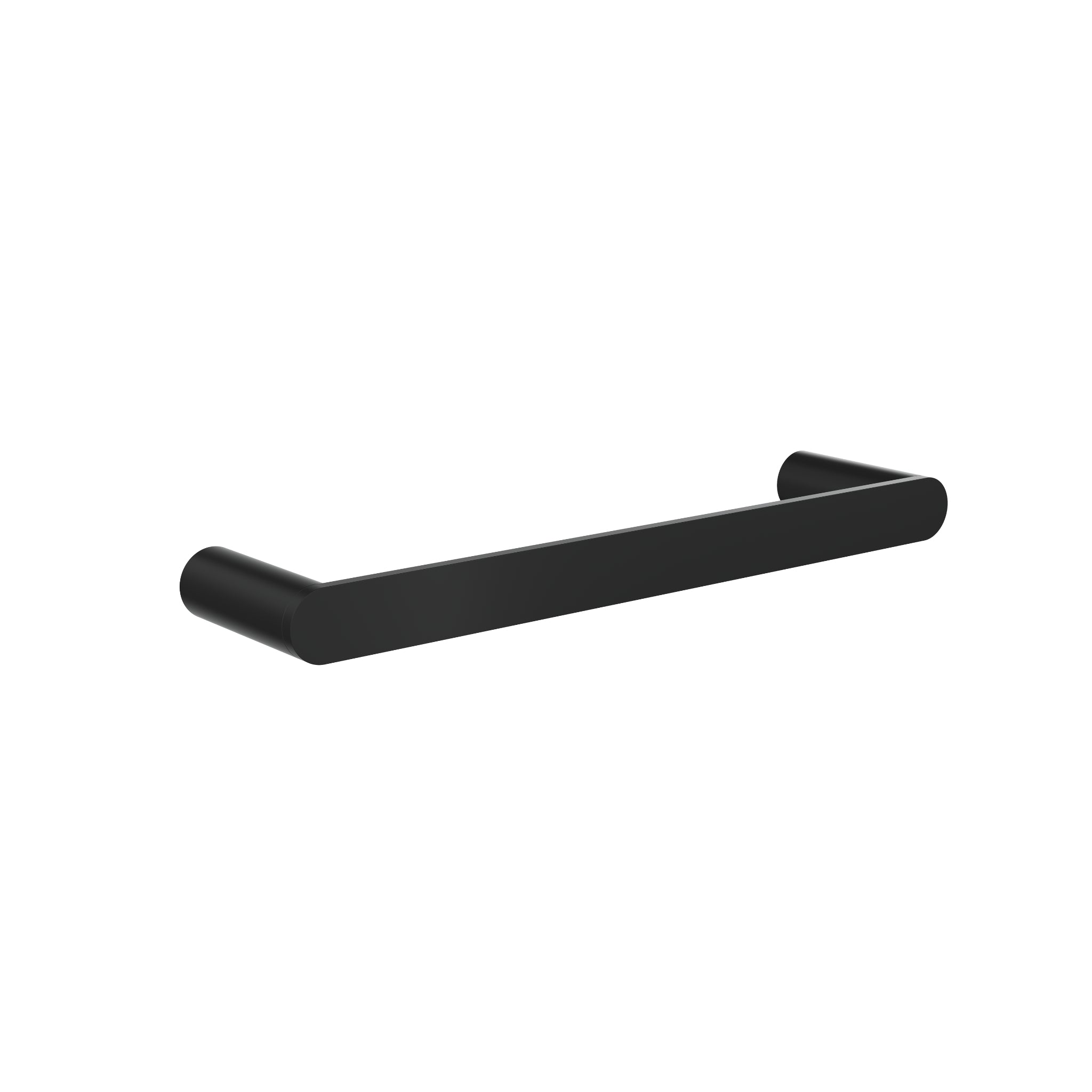 LINSOL CIRCLE HAND TOWEL RAIL 300MM MATTE BLACK