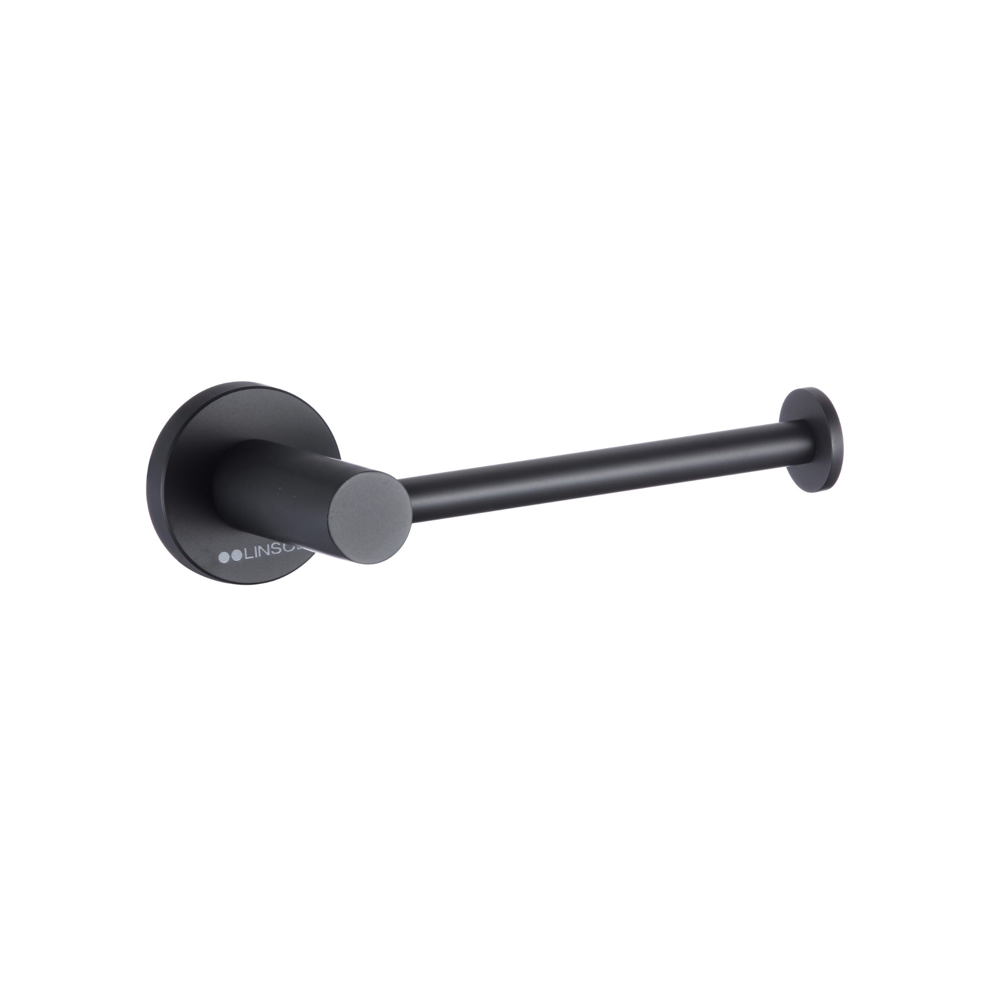 LINSOL LUX S2 LEAD FREE TOILET ROLL HOLDER MATTE BLACK