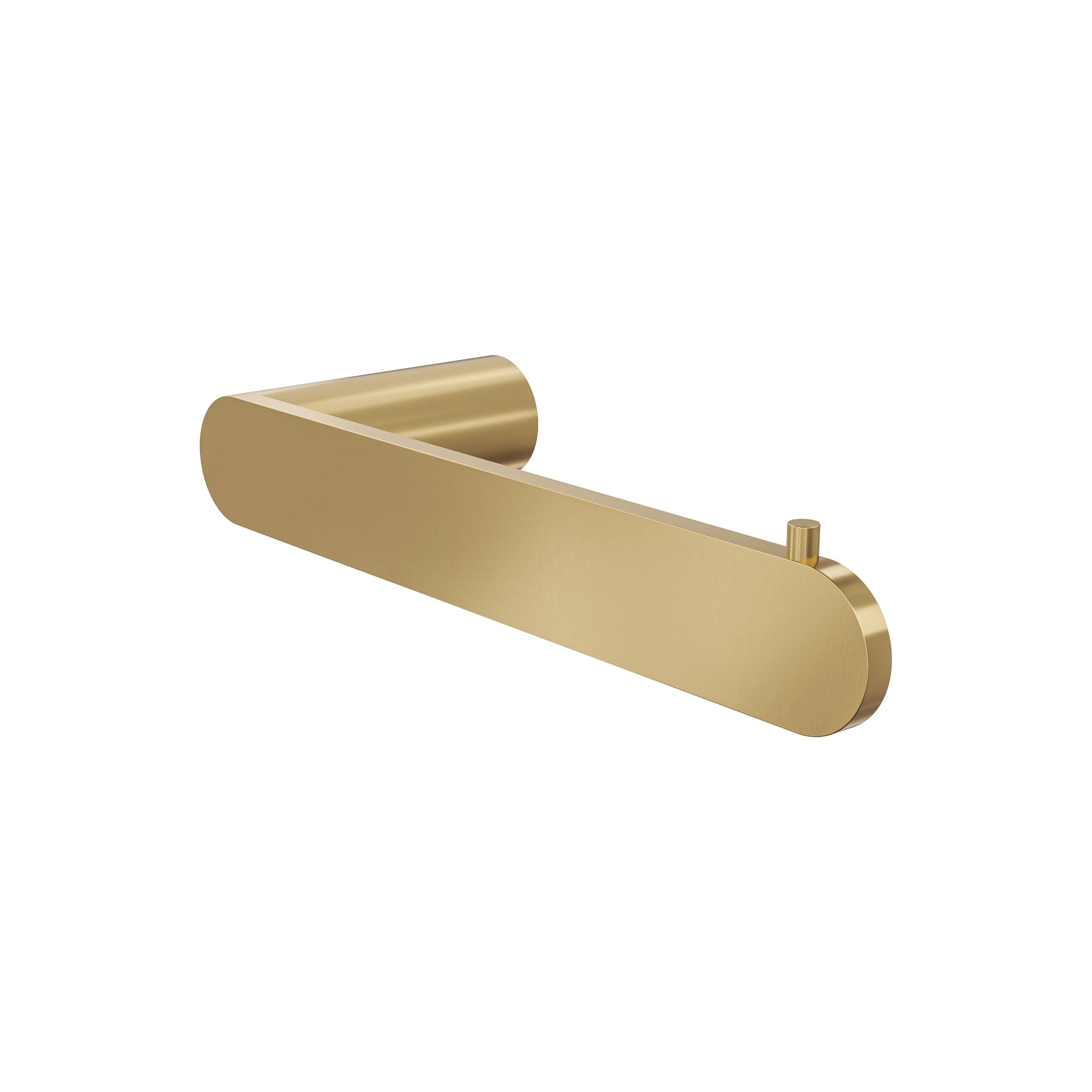 LINSOL CIRCLE TOILET ROLL HOLDER BRUSHED BRASS