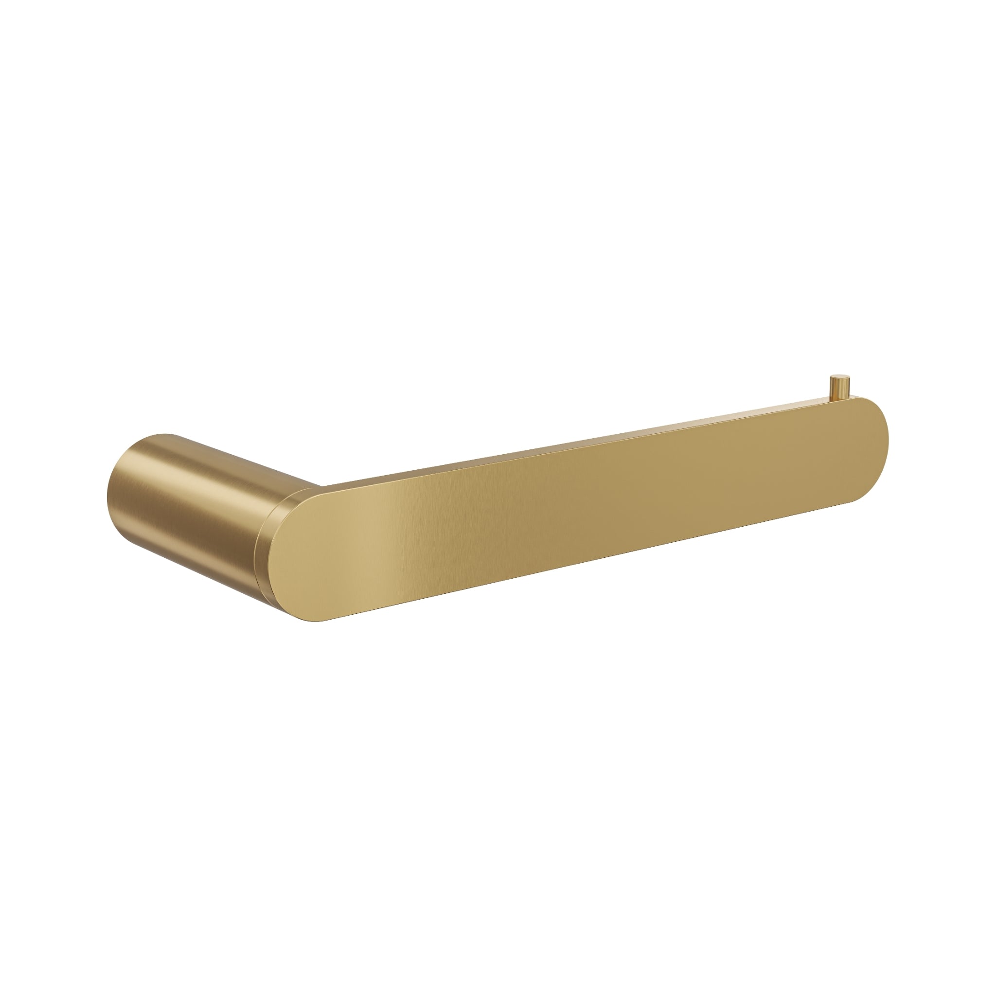 LINSOL CIRCLE TOILET ROLL HOLDER BRUSHED BRASS