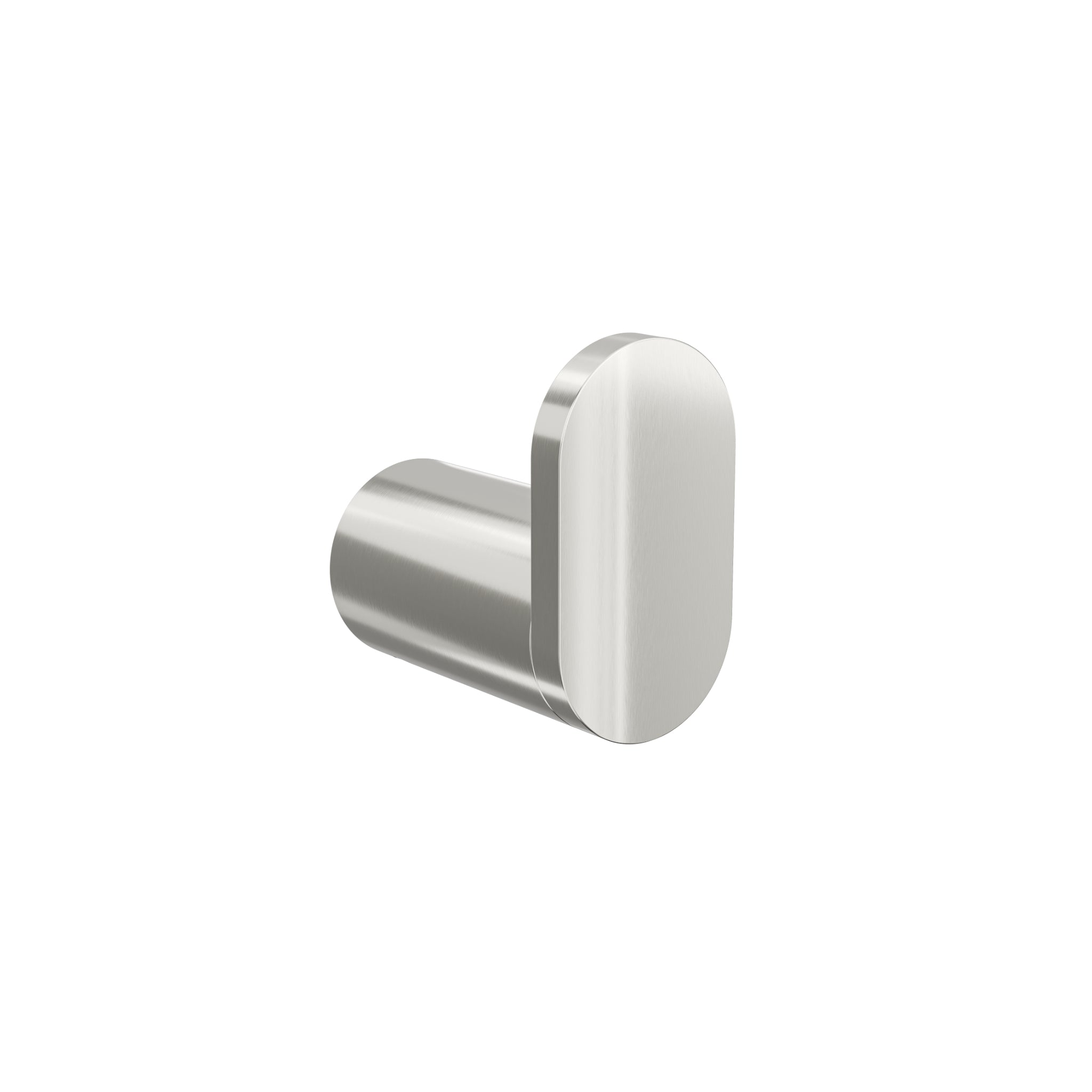 LINSOL CIRCLE SINGLE ROBE HOOK BRUSHED NICKEL