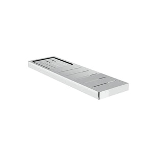 LINSOL CIRCLE METAL SHELF WITH SOAP DISH CHROME