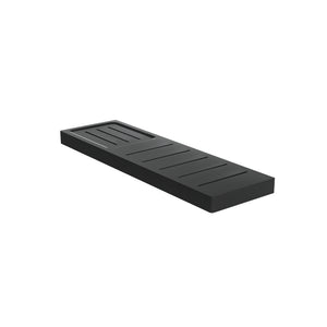 LINSOL CIRCLE METAL SHELF WITH SOAP DISH MATTE BLACK