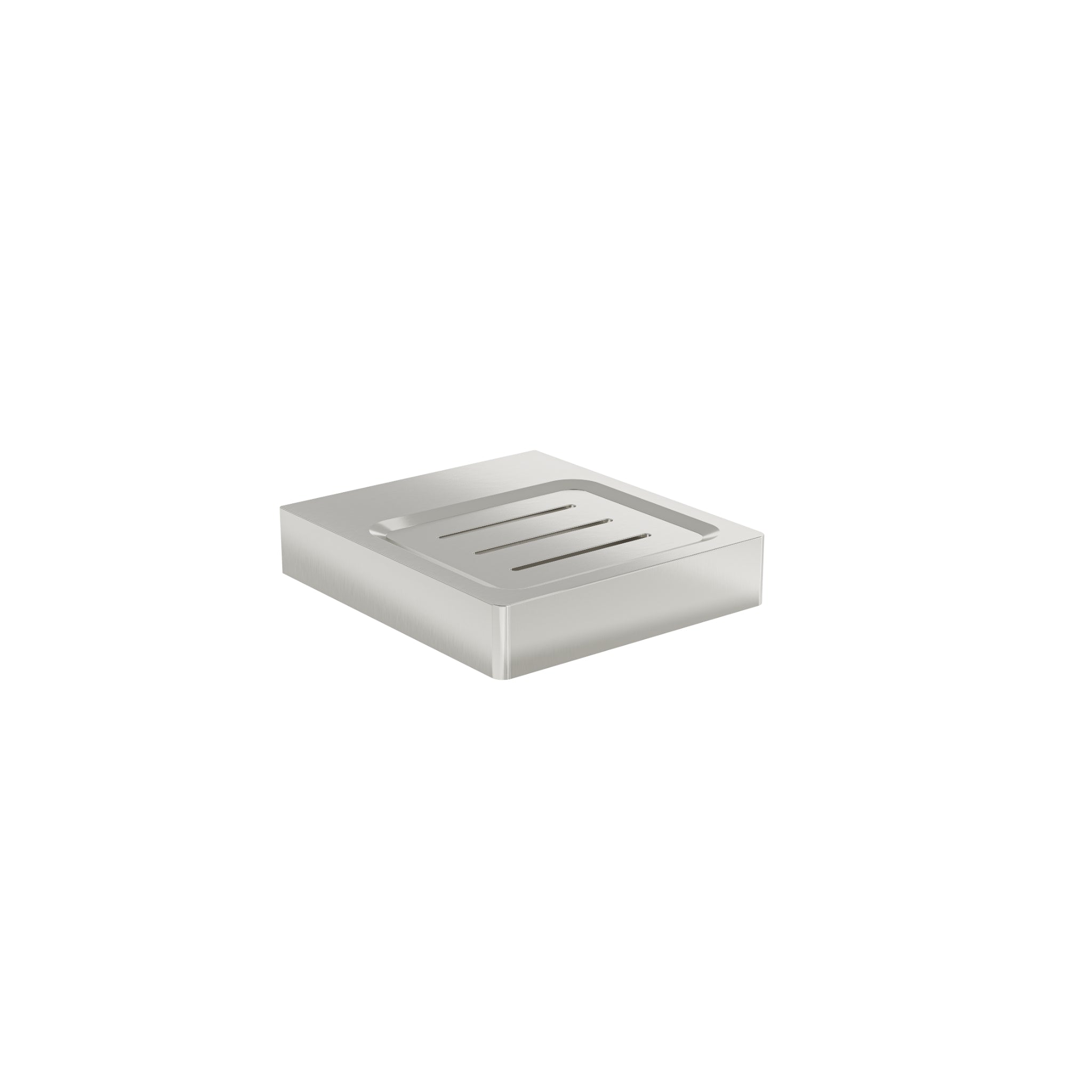 LINSOL CIRCLE LEAD FREE SOAP DISH HOLDER BRUSHED NICKEL