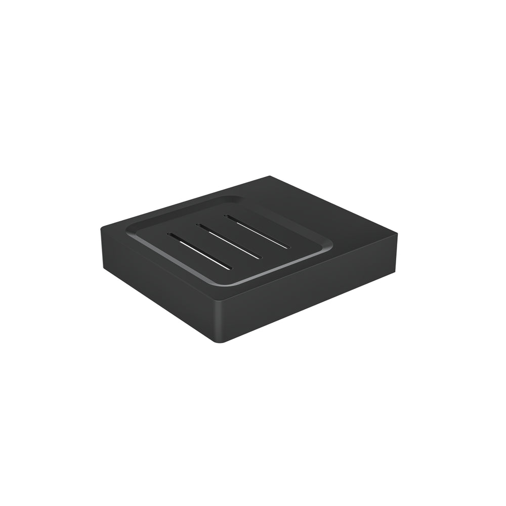 LINSOL CIRCLE SOAP DISH HOLDER MATTE BLACK