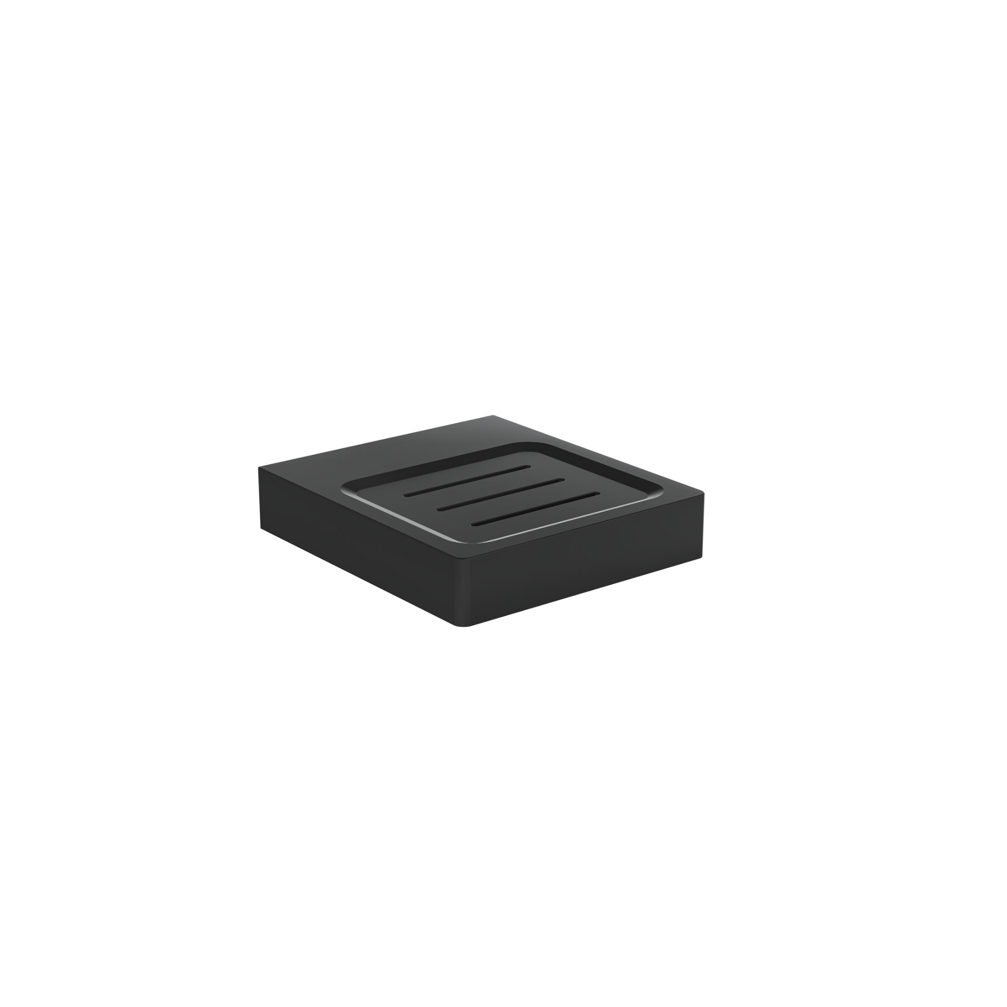 LINSOL CIRCLE LEAD FREE SOAP DISH HOLDER MATTE BLACK