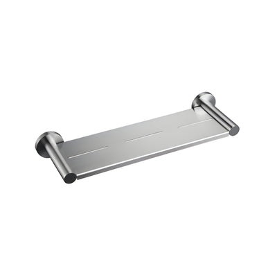 LINSOL LUX S2 LEAD FREE SHOWER SHELF BRUSHED NICKEL