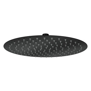 LINSOL SOUL ROUND SHOWER HEAD 300MM MATTE BLACK