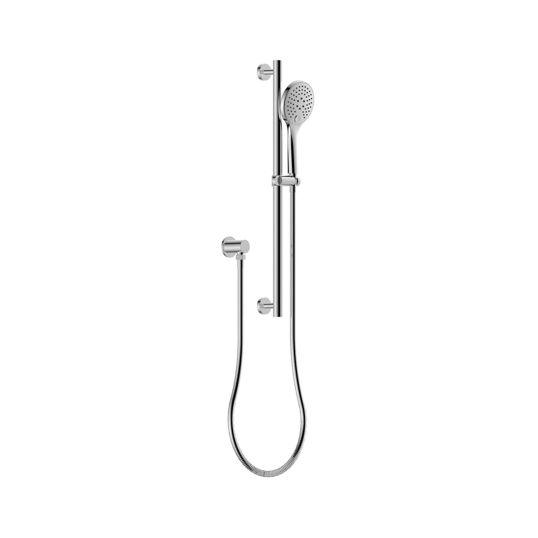 LINSOL MICO MULTIFUNCTION HAND SHOWER ON RAIL 670MM CHROME