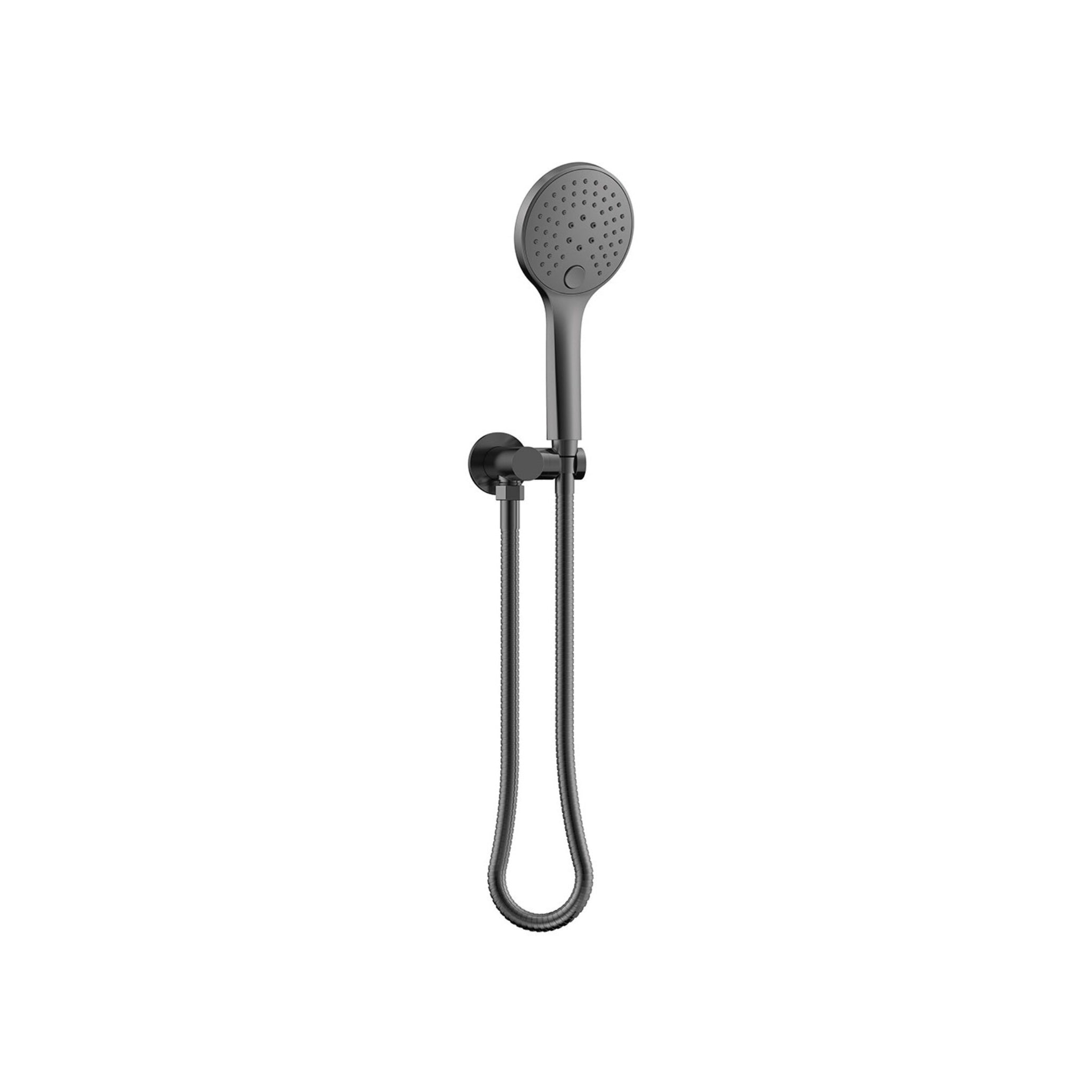 LINSOL MICO MULTIFUNCTION HAND SHOWER WITH WALL BRACKET GUN METAL