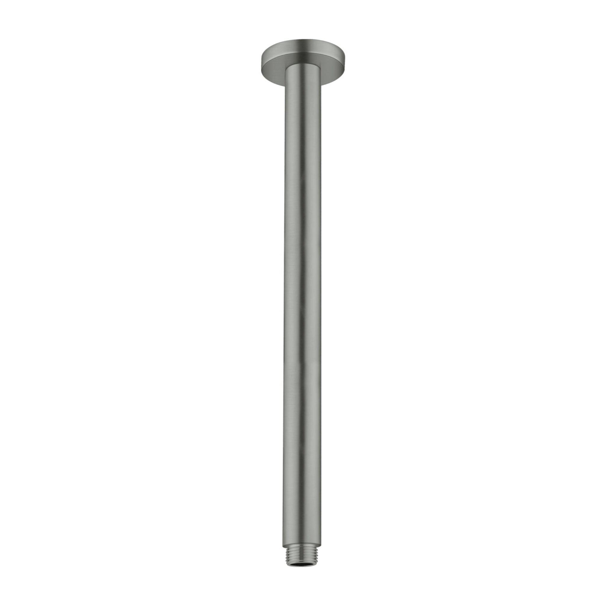 NERO ROUND CEILING SHOWER ARM GRAPHITE (AVAILABLE IN 150MM AND 300MM)