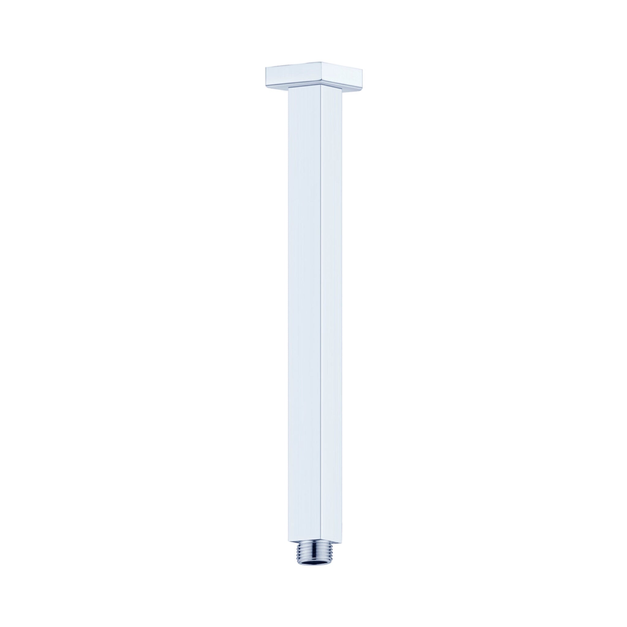NERO SQUARE CEILING SHOWER ARM CHROME (AVAILABLE IN 150MM, 300MM, 450MM AND 600MM)