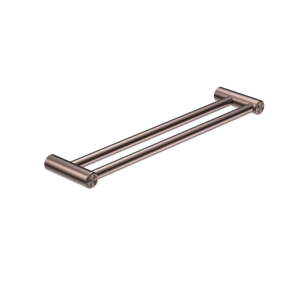 NERO MECCA CARE DOUBLE TOWEL GRAB RAIL BRUSHED BRONZE (AVAILABLE IN 600MM AND 900MM)