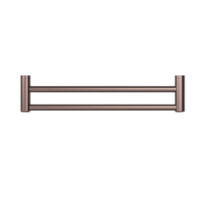 NERO MECCA CARE DOUBLE TOWEL GRAB RAIL BRUSHED BRONZE (AVAILABLE IN 600MM AND 900MM)