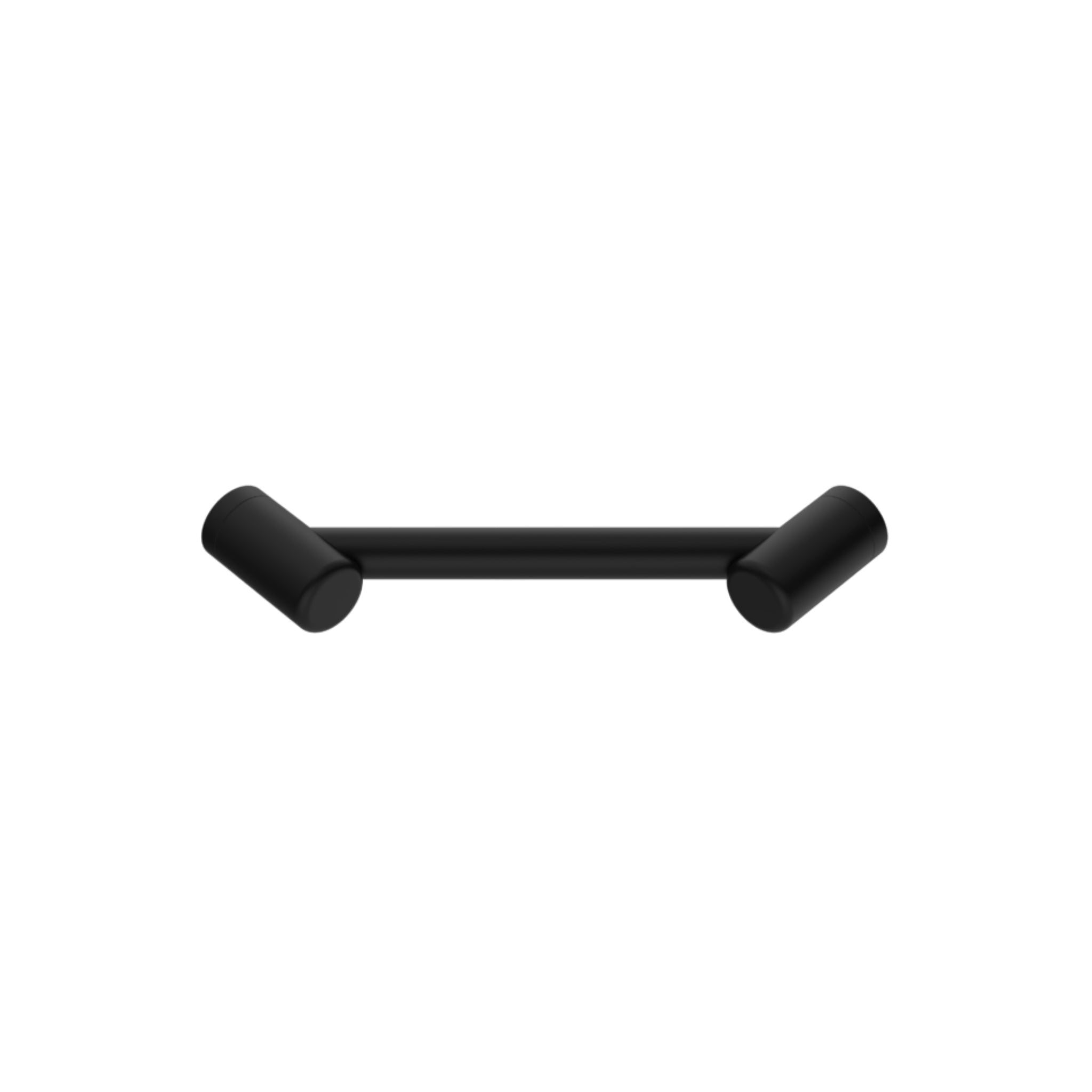 NERO MECCA CARE FOOTREST CORNER GRAB RAIL 215MM MATTE BLACK