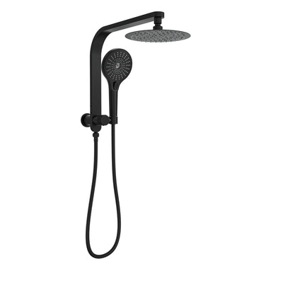 LINSOL OCEANJET TWIN SHOWER SYSTEM MATTE BLACK