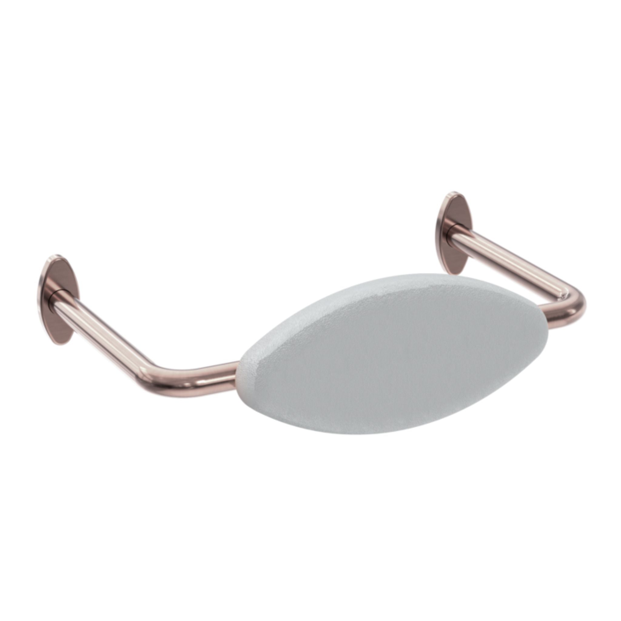 NERO MECCA CARE DDA TOILET BACKREST 560MM BRUSHED BRONZE