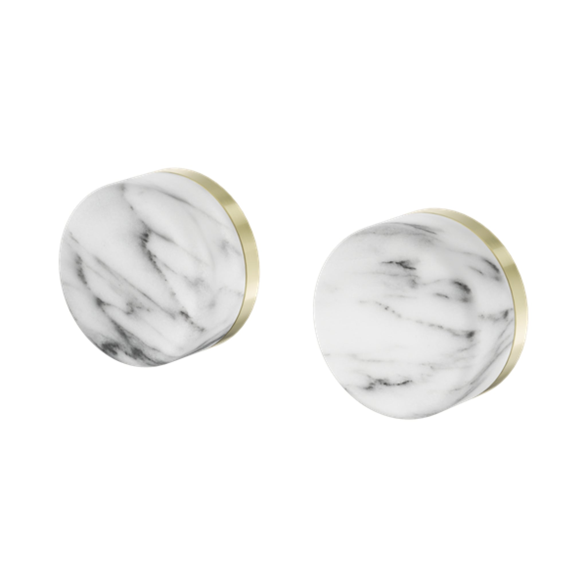 NERO SERENITY WALL TOP ASSEMBLY WITH ARABESCATO CORCHIA HANDLE BRUSHED GOLD