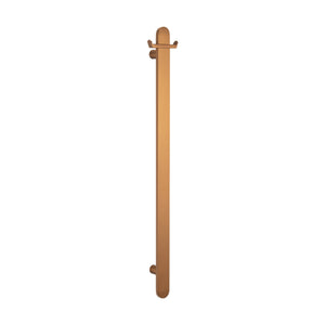 RADIANT HEATING RING HOOK FOR FLAT VERTICAL RAILS 100MM BRUSHED BRONZE