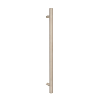 RADIANT HEATING NON-HEATED VERTICAL SINGLE TOWEL RAIL BRUSHED GOLD 950MM